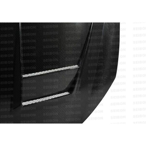 Seibon Carbon, HD1011VWGTIB-DV, DV-style carbon fiber hood for 2010-2014 VW Golf / GTI (Shaved)
