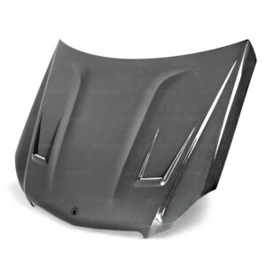 Seibon Carbon, HD1112MBW204-GT, GT-style carbon fiber hood for 2012-2014 Mercedes Benz C-class (Does not fit C-63)
