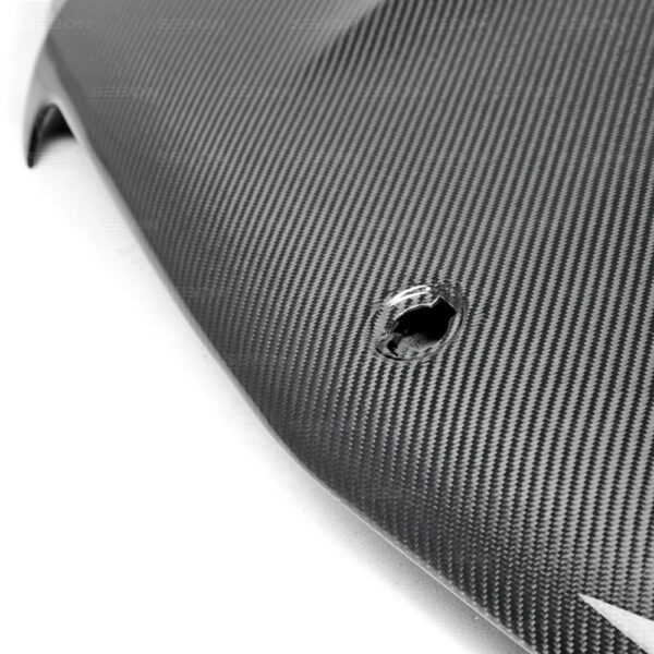 Seibon Carbon, HD1112MBW204-GT, GT-style carbon fiber hood for 2012-2014 Mercedes Benz C-class (Does not fit C-63)