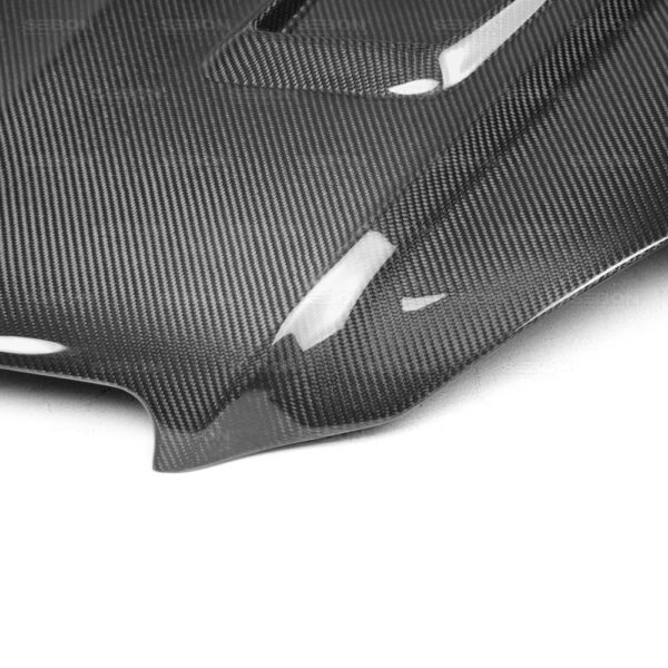 Seibon Carbon, HD1112MBW204-GT, GT-style carbon fiber hood for 2012-2014 Mercedes Benz C-class (Does not fit C-63)