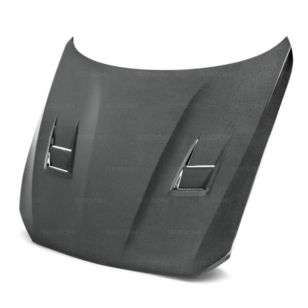 Seibon Carbon, HD11BMWF20-DV, DV-style carbon fiber hood for 2012-up BMW F20, 2014-up F22, and 2016-up F87