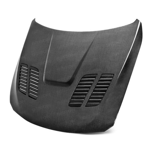 Seibon Carbon, HD1213BMWF30-GTR, GTR-style carbon fiber hood for 2011-2020 BMW F30 and 2014-2019 F32