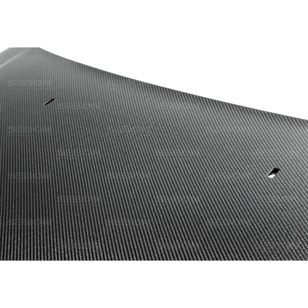 Seibon Carbon, HD1213FDFO-OE, OE-style carbon fiber hood for 2012-2014 Ford Focus