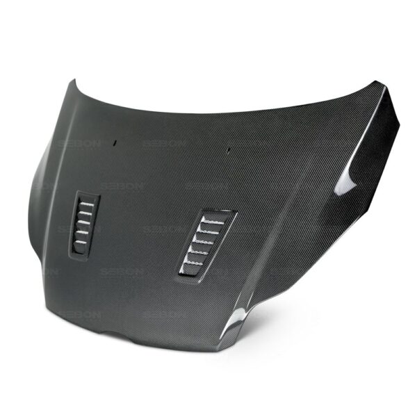 Seibon Carbon, HD1213FDFO-RS, RS-style carbon fiber hood for 2012-2014 Ford Focus