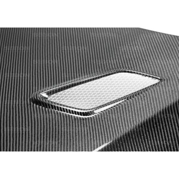 Seibon Carbon, HD1213HDCV2D-MG, MG-style carbon fiber hood for 2012-2013 Honda Civic 2DR and 2012 Honda Civic 4DR