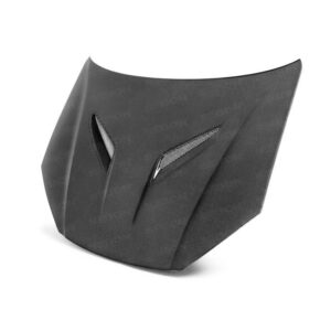 Seibon Carbon, HD1213HYGEN2D-OE, OEM-style carbon fiber hood for 2013-2016 Hyundai Genesis 2dr