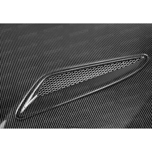 Seibon Carbon, HD1213HYGEN2D-OE, OEM-style carbon fiber hood for 2013-2016 Hyundai Genesis 2dr