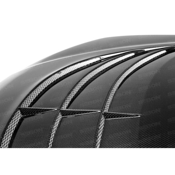 Seibon Carbon, HD1213HYGEN2D-SC, SC-style carbon fiber hood for 2013-2016 Hyundai Genesis 2dr