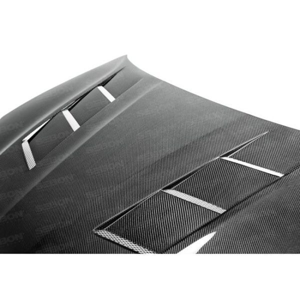 Seibon Carbon, HD1213HYGEN2D-TS, TS-style carbon fiber hood for 2013-2016 Hyundai Genesis 2dr