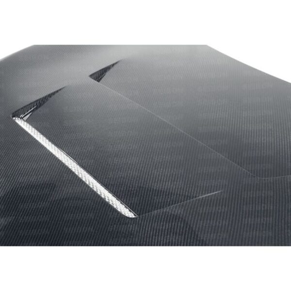 Seibon Carbon, HD1213SCNFRS-DV, DV-style carbon fiber hood for 2013-2020 Scion FRS / Toyota 86 / Subaru BRZ