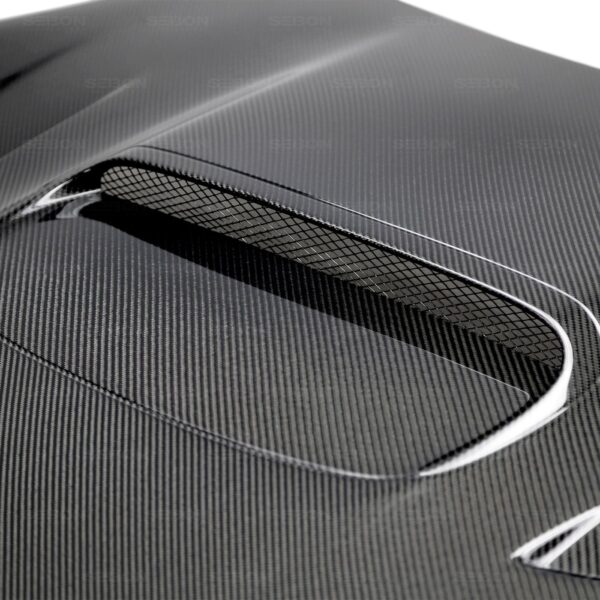 Seibon Carbon, HD1213SCNFRS-FA, FA-style carbon fiber hood for 2013-2020 Scion FRS / Toyota 86 / Subaru BRZ