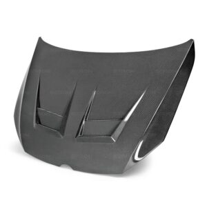 Seibon Carbon, HD12VWG7-DV, DV-style carbon fiber hood for 2015-2020 VW Golf MK7