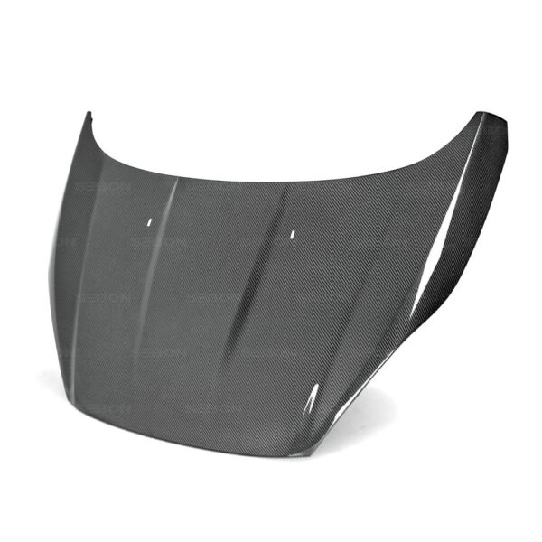 Seibon Carbon, HD14FDFI-OE, OE-style carbon fiber hood for 2014-2019 Ford Fiesta