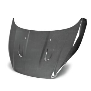 Seibon Carbon, HD14FDFI-TM, TM-style carbon fiber hood for 2014-2019 Ford Fiesta