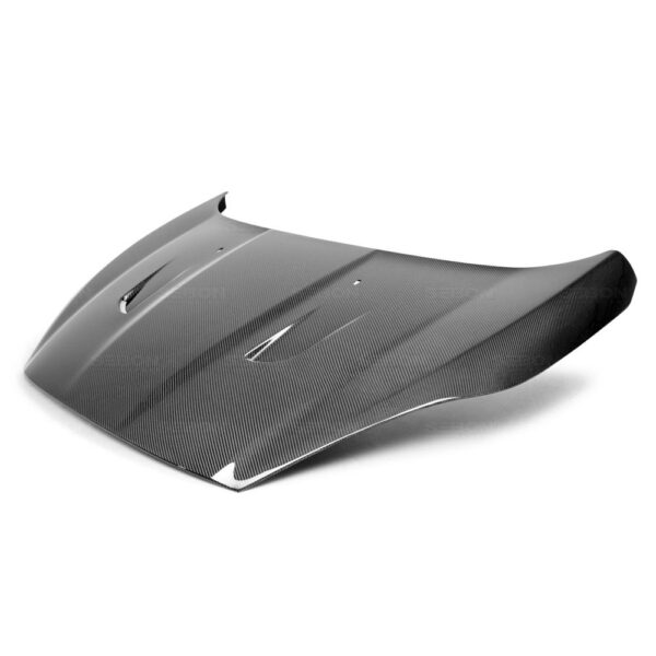 Seibon Carbon, HD14FDFI-TM, TM-style carbon fiber hood for 2014-2019 Ford Fiesta