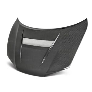 Seibon Carbon, HD14HDCV2D-VSII, VSII-style carbon fiber hood for 2012-2015 Honda Civic 2DR
