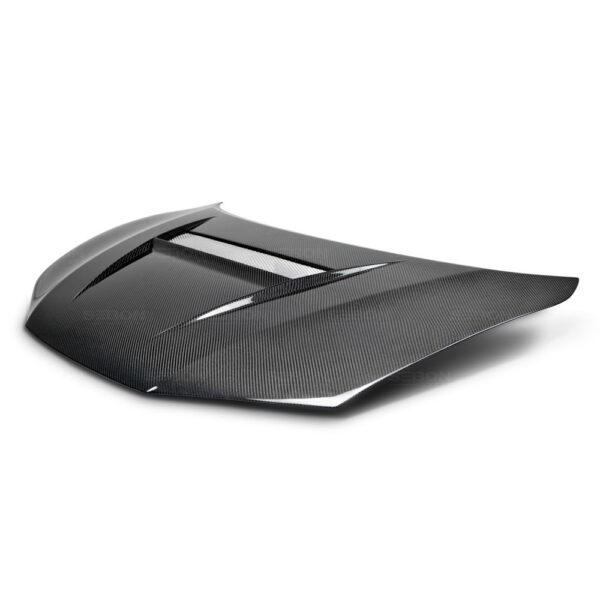 Seibon Carbon, HD14HDCV2D-VSII, VSII-style carbon fiber hood for 2012-2015 Honda Civic 2DR
