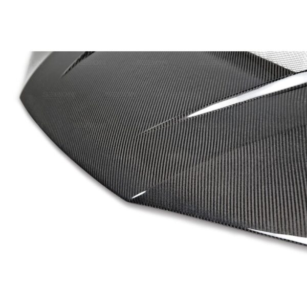 Seibon Carbon, HD14HDCV2D-VSII, VSII-style carbon fiber hood for 2012-2015 Honda Civic 2DR
