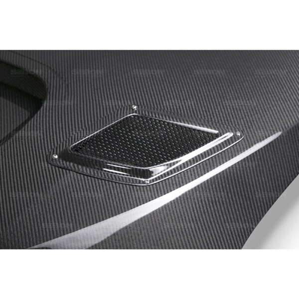 Seibon Carbon, HD15SBIMP-CS, CS-style carbon fiber hood for 2015-2018 Subaru WRX/STi