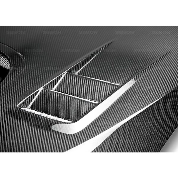 Seibon Carbon, HD15SBIMP-CW, CW-style carbon fiber hood for 2015-2018 Subaru WRX/STi