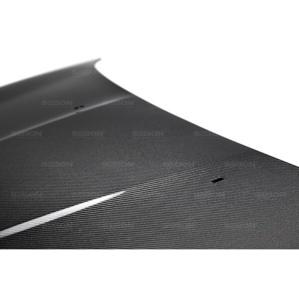 Seibon Carbon, HD16FDFO-OE, OE-style carbon fiber hood for 2015-2018 Ford Focus