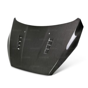 Seibon Carbon, HD16FDFO-RS, RS-style carbon fiber hood for 2015-2018 Ford Focus