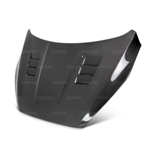 Seibon Carbon, HD16FDFO-TS, TS-style carbon fiber hood for 2015-2018 Ford Focus