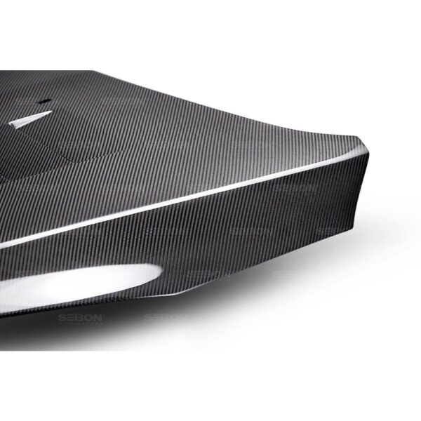 Seibon Carbon, HD16FDFO-TS, TS-style carbon fiber hood for 2015-2018 Ford Focus
