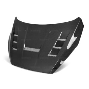 Seibon Carbon, HD16FDFO-TV, TV-style carbon fiber hood for 2015-2018 Ford Focus