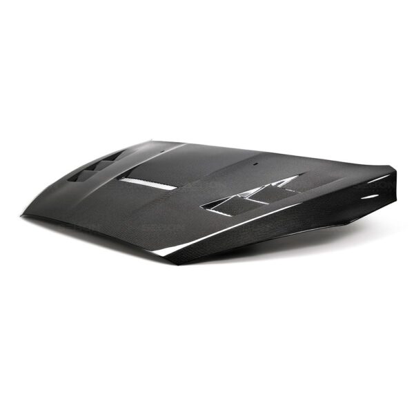 Seibon Carbon, HD16FDFO-TV, TV-style carbon fiber hood for 2015-2018 Ford Focus