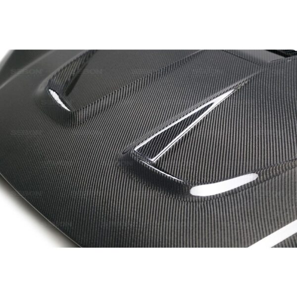 Seibon Carbon, HD16HDCV-MR, MR-style carbon fiber hood for 2016-2020 Honda Civic 2DR/4DR