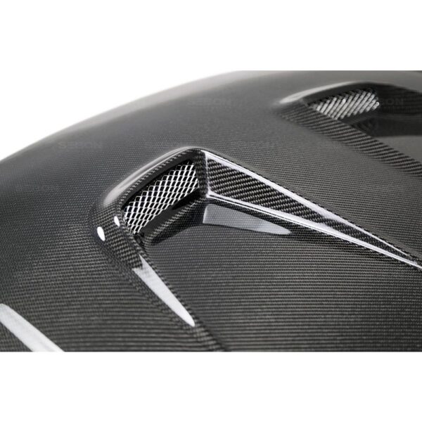 Seibon Carbon, HD16HDCV-MR, MR-style carbon fiber hood for 2016-2020 Honda Civic 2DR/4DR