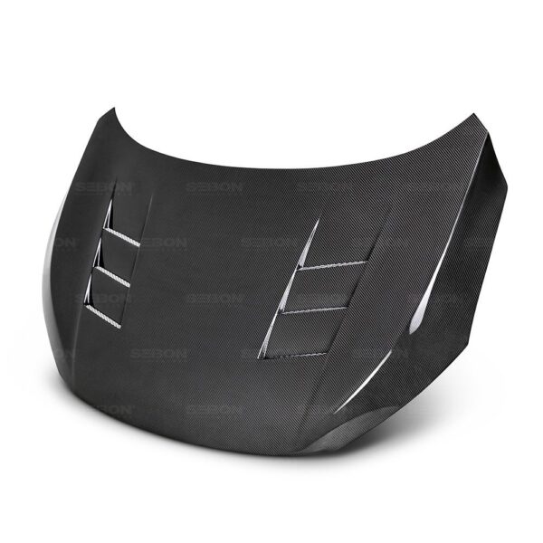 Seibon Carbon, HD16HDCV-TS, TS-style carbon fiber hood for 2016-2020 Honda Civic 2DR/4DR
