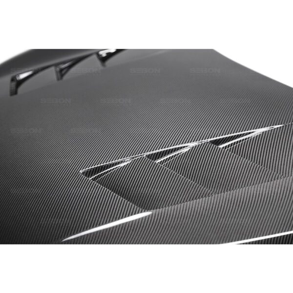 Seibon Carbon, HD16HDCV-TS, TS-style carbon fiber hood for 2016-2020 Honda Civic 2DR/4DR