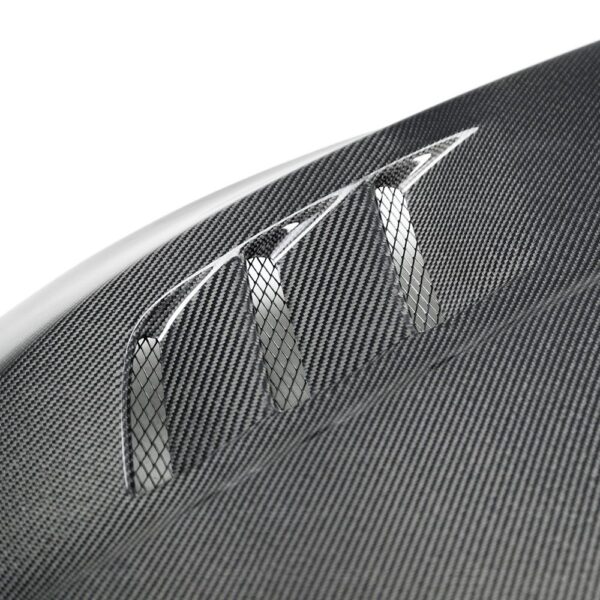 Seibon Carbon, HD17HDCVR-CV, CV-style carbon fiber hood for 2017-2020 Honda Civic Type R