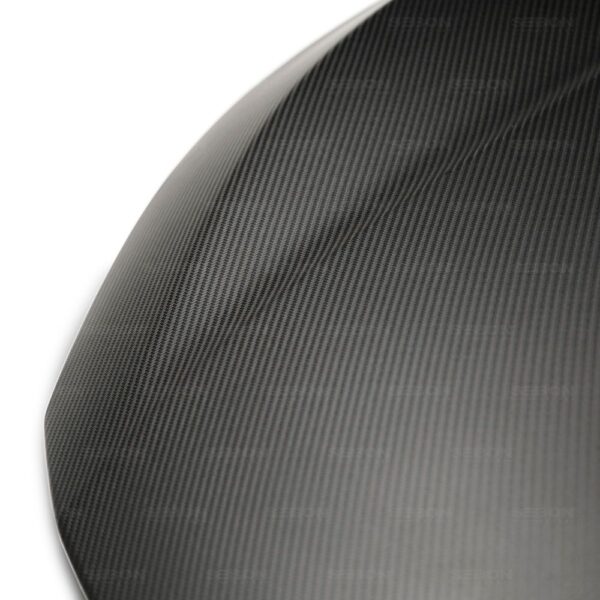 Seibon Carbon, HD17HDCVR-OE-DRY, OE-style Dry Carbon hood for 2017-2020 Honda Civic Type R *All Dry Carbon Products are Matte Finish