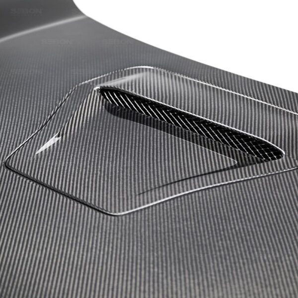 Seibon Carbon, HD17HDCVR-OE, OE-style carbon fiber hood for 2017-2020 Honda Civic Type R