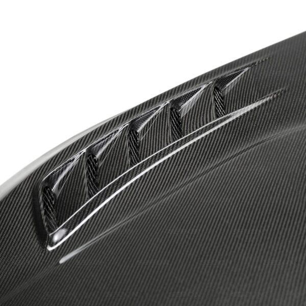 Seibon Carbon. HD17HDCVR-TSII, TSII-style carbon fiber hood for 2017 Honda Civic Type R