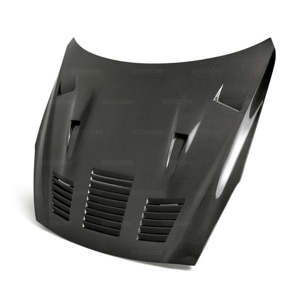 Seibon Carbon, HD17NSGTR-GTII, GTII-style carbon fiber hood for 2017-2020 Nissan GTR