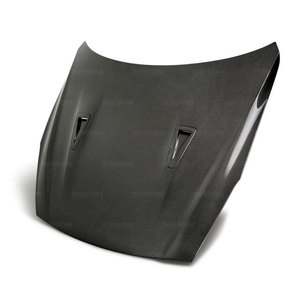 Seibon Carbon, HD17NSGTR-OE, OEM-style carbon fiber hood for 2017-2020 Nissan GTR
