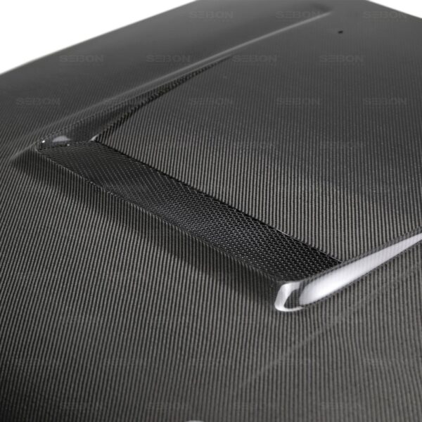 Seibon Carbon, HD8487TYAE86C-DV, DV-style carbon fiber hood for 1984-1987 Toyota Corolla AE86