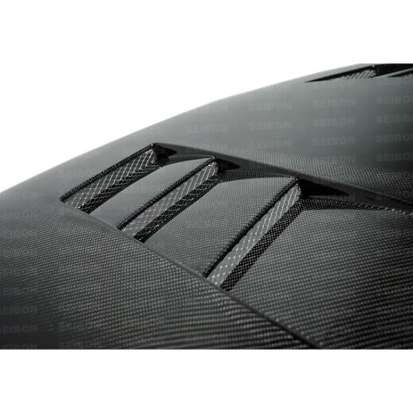 Seibon Carbon, HD9295HDCV2D-TS, TS-style carbon fiber hood for 1992-1995 Honda Civic 2DR/3DR