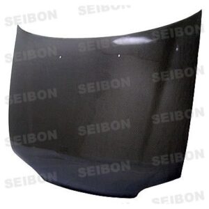 Seibon Carbon, HD9295HDCV4D-OE, OEM-style carbon fiber hood for 1992-1995 Honda Civic 4DR
