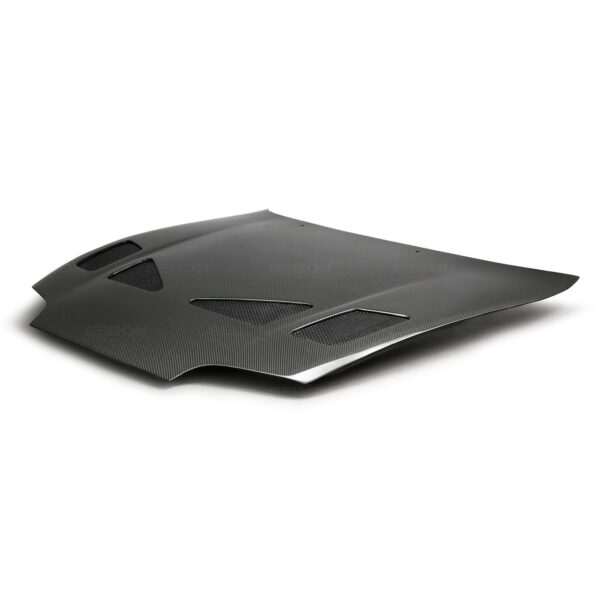 Seibon Carbon, HD9398TYSUP-TR, TR-style carbon fiber hood for 1993-1998 Toyota Supra