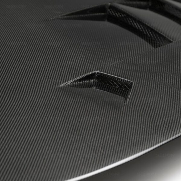 Seibon Carbon, HD9498MITGT-OE, OEM-style carbon fiber hood for 1994-1998 Mitsubishi 3000GT