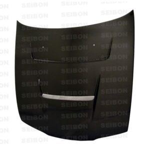 Seibon Carbon, HD9596NS240-DV, DV-style carbon fiber hood for 1995-1996 Nissan 240SX