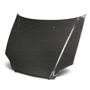 Seibon Carbon, HD9698HDCV-OE, OEM-style carbon fiber hood for 1996-1998 Honda Civic