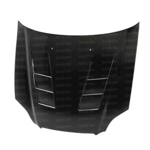 Seibon Carbon, HD9698HDCV-TS, TS-style carbon fiber hood for 1996-1998 Honda Civic