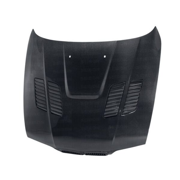 Seibon Carbon, HD9703BMWE39-GTR, GTR-style carbon fiber hood for 1997-2003 BMW E39