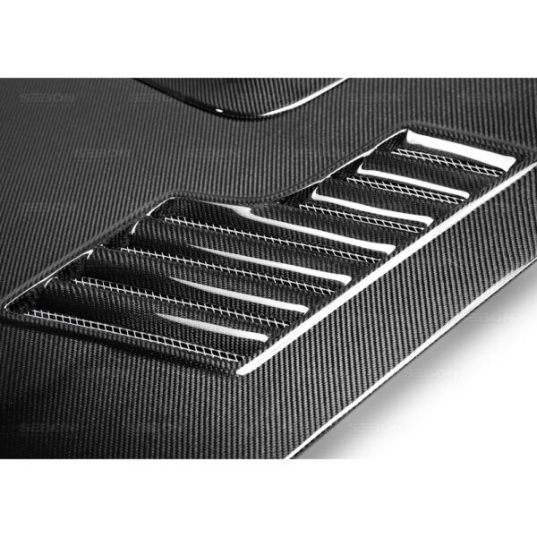 Seibon Carbon, HD9801SBIMP-CW, CW-style carbon fiber hood for 1998-2001 Subaru Impreza